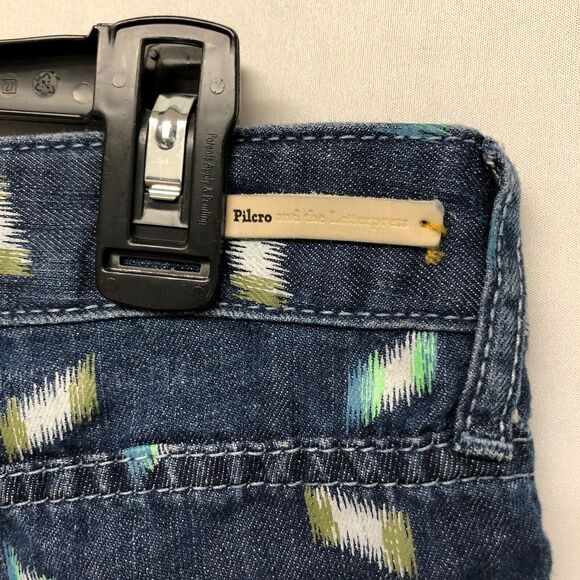 Pilcro & The Letterpress Women Jean Shorts Stet Fit Size 30 Blue Denim B308 -16 - Picture 9 of 16